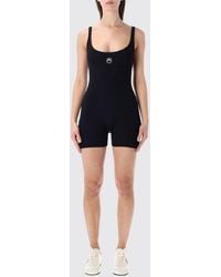 Marine Serre - Stretch Cotton Blend Jumpsuit - Lyst