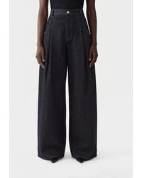 Jacquemus - Le De-Nîmes Ovalo High-Waisted Baggy Fit Cotton Denim Jeans - Lyst