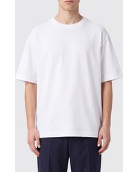Dries Van Noten - Short-Sleeved Cotton T-Shirt With Dropped Shoulders - Lyst