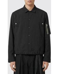 Sacai - Wool Blend Shirt Jacket - Lyst