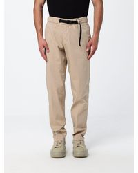 Peuterey - Stretch Cotton Trousers With Drawstring Waist And Straight Leg - Lyst