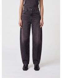 Haikure - Jean Bibi Baggy Taille Mi-Haute En Denim De Coton - Lyst