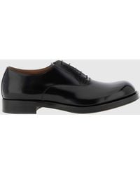 Dries Van Noten - Brushed Leather Derby Shoes - Lyst