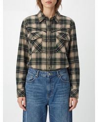 P.A.R.O.S.H. - P.A.R.O.S.H. Check Cotton Shirt With Stud Embellishments - Lyst