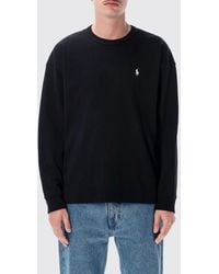 Polo Ralph Lauren - Long-Sleeved Cotton T-Shirt With Embroidered Logo - Lyst