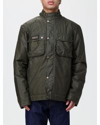 Barbour - Drifter Windproof Waxed Cotton High Neck Jacket - Lyst