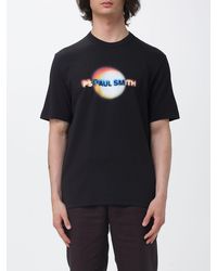 Paul Smith - Organic Cotton T-Shirt With Logo - Lyst