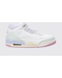 Nike - Jordan 3 Retro Grain Leather Mid Top Trainers - Lyst