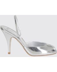 3Juin - Laminated Leather Slingback Pumps - Lyst