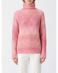 Kangra - Slim Fit Alpaca And Nylon Turtleneck Jumper With Abstract Pattern - Lyst