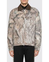 Represent - Cotton Jacket With Camouflage Print - Lyst