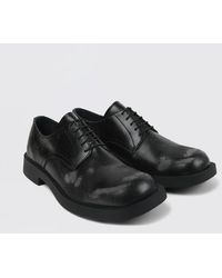 Eytys Akeem Leather Black Derbies for Men | Lyst
