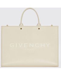 Givenchy - Borsa in pelle con logo a contrasto - Lyst