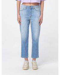 Dondup - Jeans in denim con perline applicate - Lyst