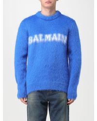 Balmain - Sweater In Mohair Wool - Lyst