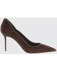 Aquazzura - Plush Suede Pumps With High Stiletto Heel - Lyst