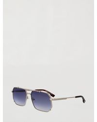 DSquared² - Metal Aviator Sunglasses With Double Bridge And Gradient Lenses - Lyst
