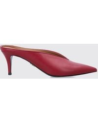 Stella McCartney - Faux Leather Mules With Almond Toe And Stiletto Heel - Lyst