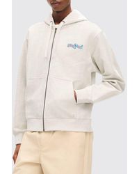 KENZO - Cotton Zip-Up Hoodie With Tiger Print - Lyst