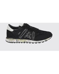 Premiata - Lucy Cotton Twill And Nylon Sneakers - Lyst