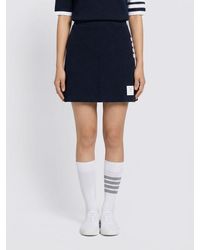 Thom Browne - Cotton Mini Skirt - Lyst