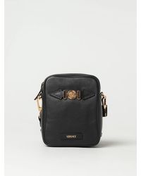 Versace - Medusa Biggie Leather Bag With Shoulder Strap - Lyst
