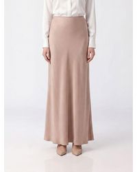 Fabiana Filippi - High-Waisted Lyocell Satin Long Pencil Skirt - Lyst