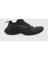 Balenciaga - Monday Calfskin And Polyester Sneakers - Lyst