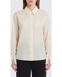 Patrizia Pepe - Striped Lyocell T-Shirts - Lyst