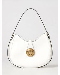 Versace - Emblème Lambskin Leather Hobo Bag With Medusa Logo - Lyst