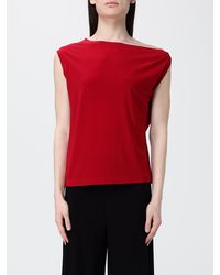 Norma Kamali - Asymmetric Jersey Top - Lyst