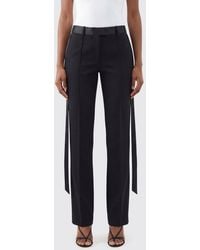 The Attico - Wool Tailored Trousers - Lyst