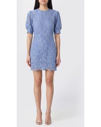 Michael Kors - Short-Sleeved Lace Mini Sheath Dress - Lyst