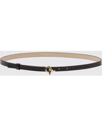 Fabiana Filippi - Adjustable Calfskin Leather Belt With Knot Charm - Lyst