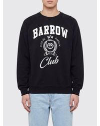 Barrow - Cotton Crewneck Sweatshirt With Logo - Lyst