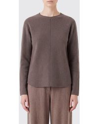 Giorgio Armani - Silk And Cashmere Long-Sleeved Crewneck Jumper - Lyst