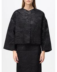 MEIMEIJ - Cropped Pleated Relaxed Fit Jacket - Lyst