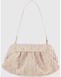 THEMOIRÈ - Themoir&Egrave Ruched Vegan Leather Bios Clutch - Lyst