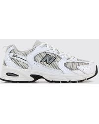 New Balance - 530 Faux Leather And Mesh Trainers With Abzorb Midsole - Lyst