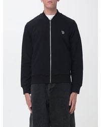 Paul Smith - Cotton Zip-Up Sweatshirt With Welt Pockets And Logo - Lyst