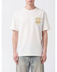 Barrow - Cotton T-Shirt With Graphic Print And Contrasting Logo - Lyst