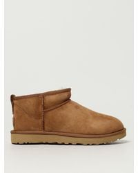 UGG - Classic Ultra Mini Suede Ankle Boots - Lyst