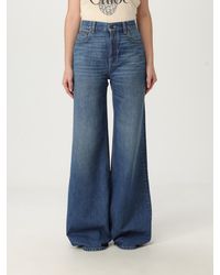 Chloé - Wide Leg Jeans - Lyst