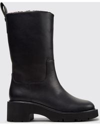 Camper - Milah Smooth Calf Leather Boots With A Chunky Sole - Lyst