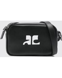 Courreges - Courr&Egrave	Ges Reedition Leather Bag - Lyst