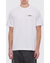 Jacquemus - Contrast Appliqué Logo Cotton Crew-Neck T-Shirt - Lyst