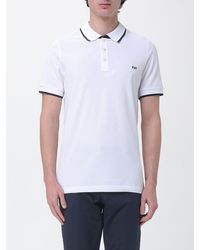 Fay - Cotton Polo Shirt With Logo - Lyst