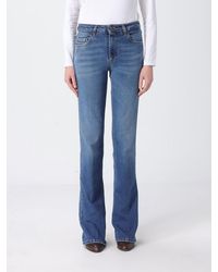 Fay - Flared Stretch Denim Jeans - Lyst