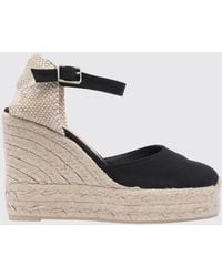 Castañer - Carina High-Wedge Canvas Platform Espadrilles With Ankle Tie - Lyst