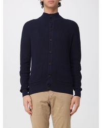 Ballantyne - Cotton Button-Up Cardigan - Lyst